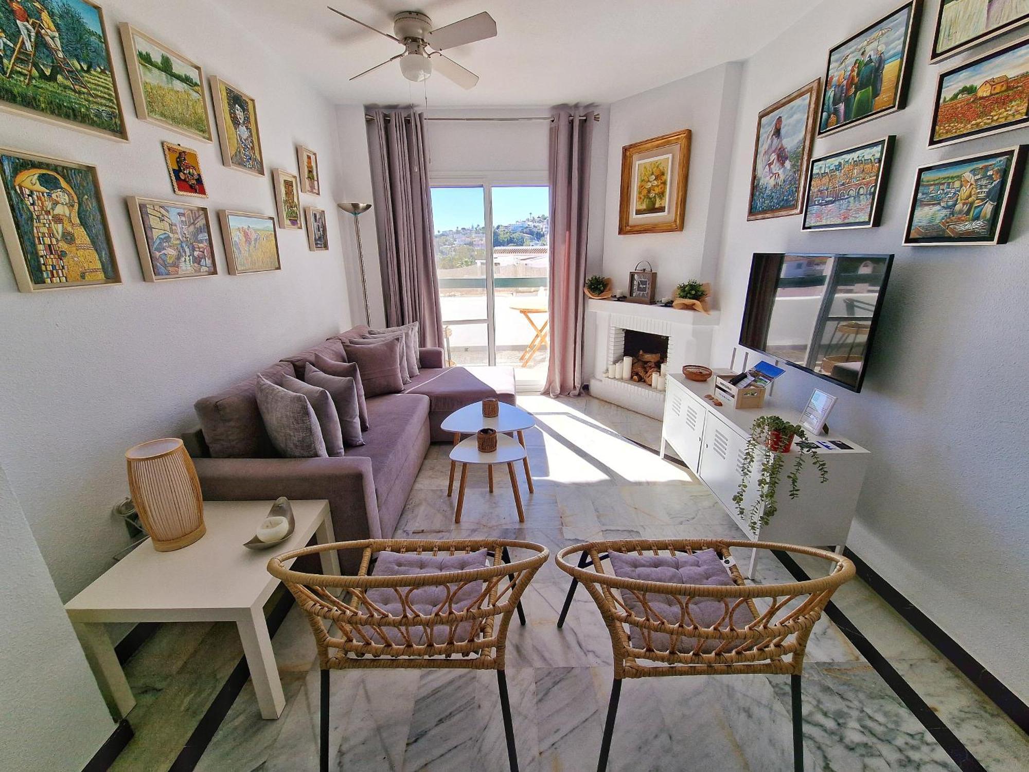 Hermoso Piso En La Cala De Mijas Con Vistas Al Mar Екстериор снимка